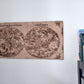 Planisphaerium coeleste Antique Astronomy Map Engraved on Wood