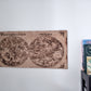 Planisphaerium coeleste Antique Astronomy Map Engraved on Wood