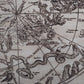 Planisphaerium coeleste Antique Astronomy Map Engraved on Wood