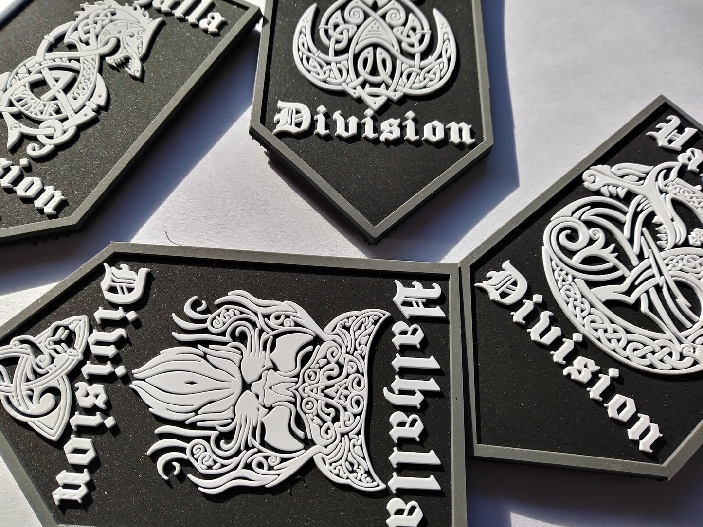 Valhalla Division Viking Symbols PVC  Dragon, Wolf, Boar, Cat Tactical Morale Patch