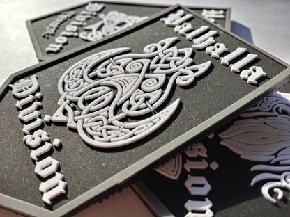 Valhalla Division Viking Protect Symbols PVC  Dragon, Wolf, Boar, Cat Tactical Morale Patch