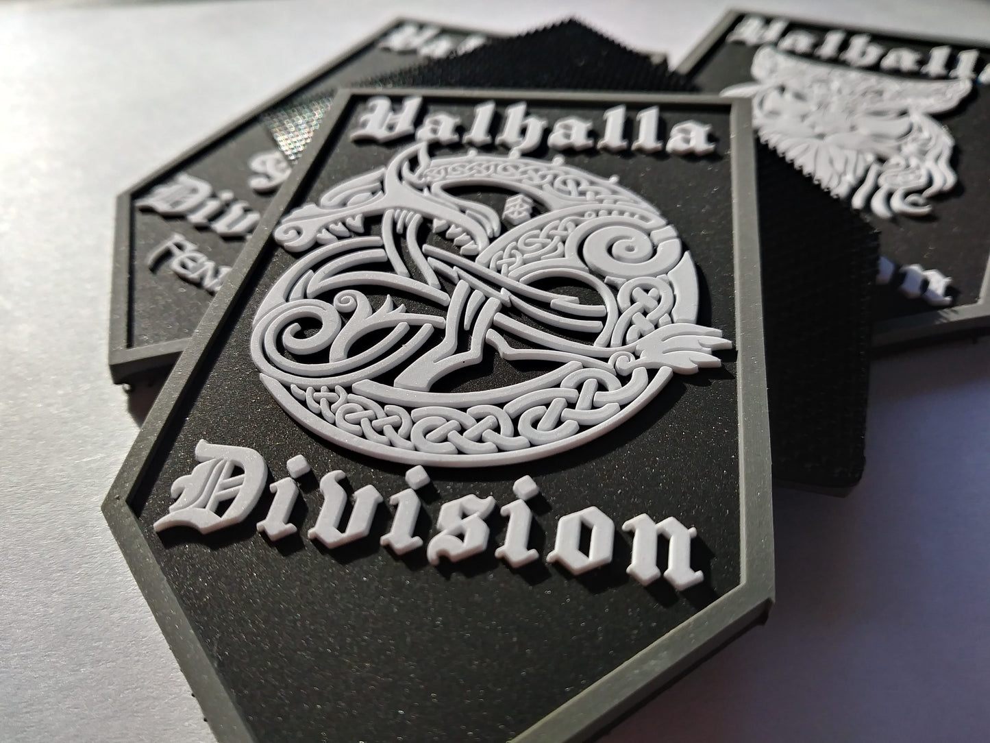 Valhalla Division Viking Symbols PVC  Dragon, Wolf, Boar, Cat Tactical Morale Patch