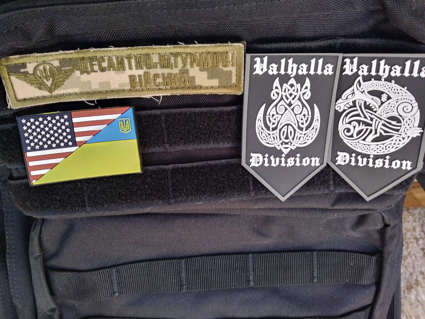 Valhalla Division Viking Symbols PVC  Dragon, Wolf, Boar, Cat Tactical Morale Patch