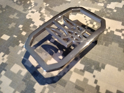 Military Belt Buckle Ukraine Trizub Stainless steel