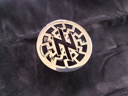 Belt Buckle Idea of Nation Black Sun Stainless steel