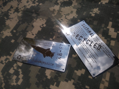 Army Gift Keychain Sign Made from Downed Russian Missle Kinzhal Kh-47 from Kyiv of Ukraine