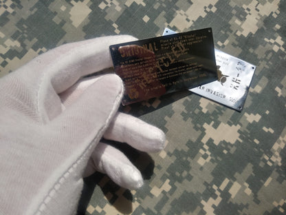 Army Gift Keychain Sign Made from Downed Russian Missle Kinzhal Kh-47 from Kyiv of Ukraine