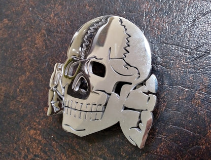 Brutal Belt Buckle Stainless steel Totenkorpf Skull