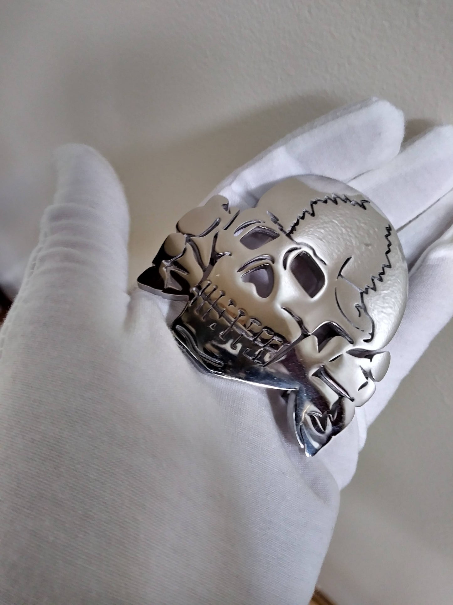 Brutal Belt Buckle Stainless steel Totenkorpf Skull