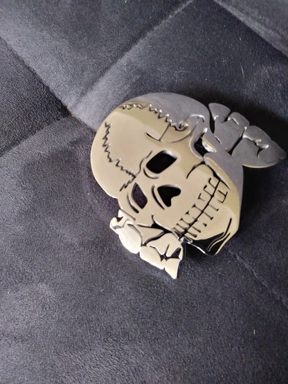Brutal Belt Buckle Stainless steel Totenkorpf Skull