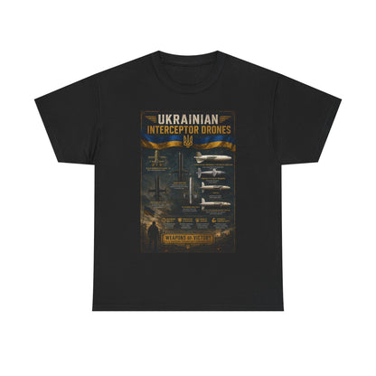 Ukrainian Interceptor DronesHeavy Cotton Tee