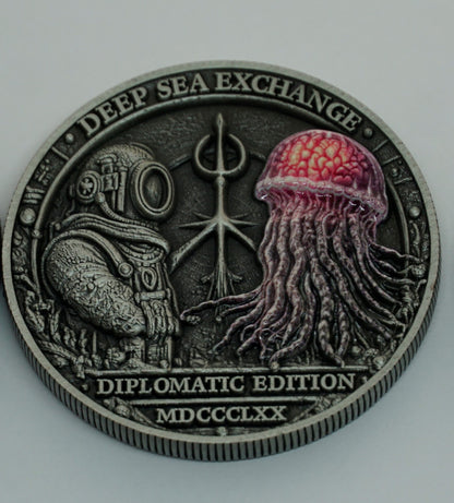 1 JULE · DIPLOMATIC EDITION — DEEP SEA EXCHANGE ART ARTIFACT Second Coin 1870
