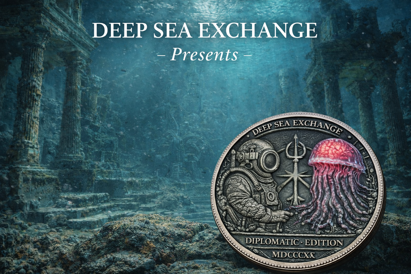 1 JULE · DIPLOMATIC EDITION — DEEP SEA EXCHANGE ART ARTIFACT Second Coin 1870
