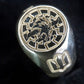 Ukraine Man Military 925 Sterling Silver Ring Werewolf BlackSun III Brigade 3 sides