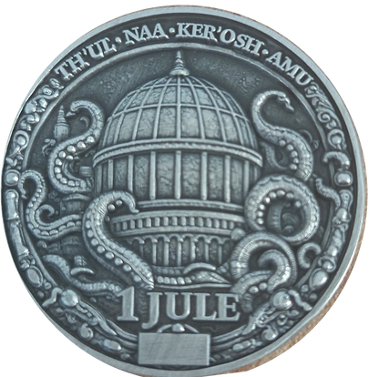 1 JULE · KNOWLEDGE EXCHANGE — DEEP SEA EXCHANGE ART ARTIFACT Third Coin 1880