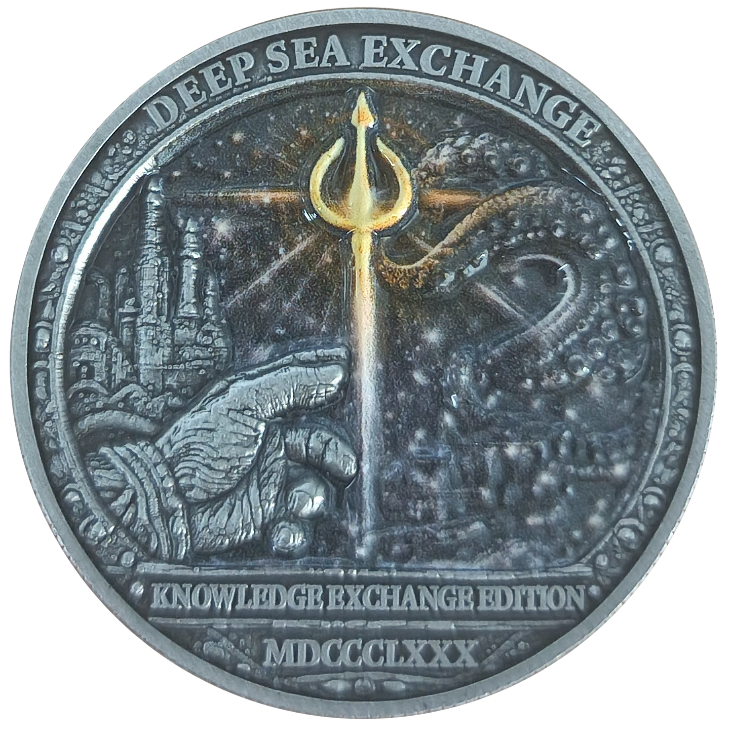 1 JULE · KNOWLEDGE EXCHANGE — DEEP SEA EXCHANGE ART ARTIFACT Third Coin 1880