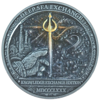 1 JULE · KNOWLEDGE EXCHANGE — DEEP SEA EXCHANGE ART ARTIFACT Third Coin 1880