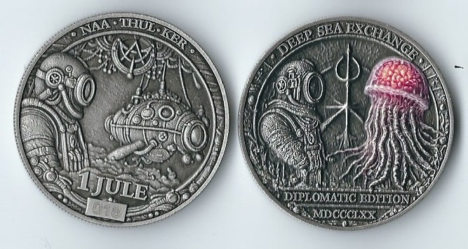 1 JULE · DIPLOMATIC EDITION — DEEP SEA EXCHANGE ART ARTIFACT Second Coin 1870