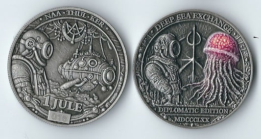 1 JULE · DIPLOMATIC EDITION — DEEP SEA EXCHANGE ART ARTIFACT Second Coin 1870