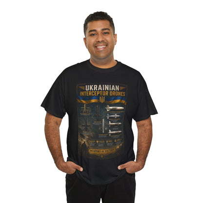 Ukrainian Interceptor DronesHeavy Cotton Tee