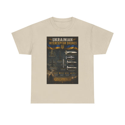 Ukrainian Interceptor DronesHeavy Cotton Tee