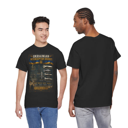 Ukrainian Interceptor DronesHeavy Cotton Tee