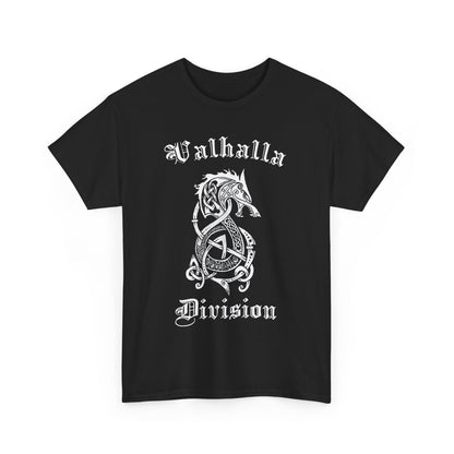 Valhalla Division Wolf, Viking  Fenrir Unisex Heavy Cotton Tee
