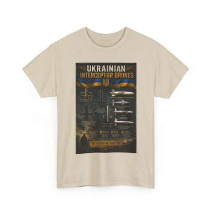 Ukrainian Interceptor DronesHeavy Cotton Tee