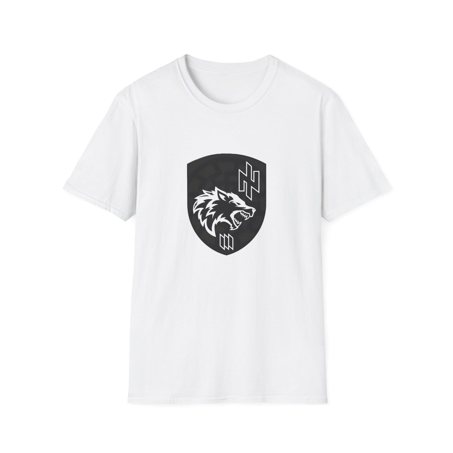 One side 3rd Separate Assault Brigade Wolf Unisex Softstyle T-Shirt