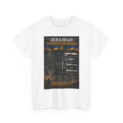 Ukrainian Interceptor DronesHeavy Cotton Tee