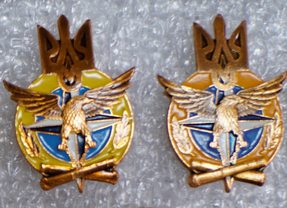 UKRAINIAN ARMY Military BADGE  Paratroopers Airborne Troops Wings  OAEMBr VDV
