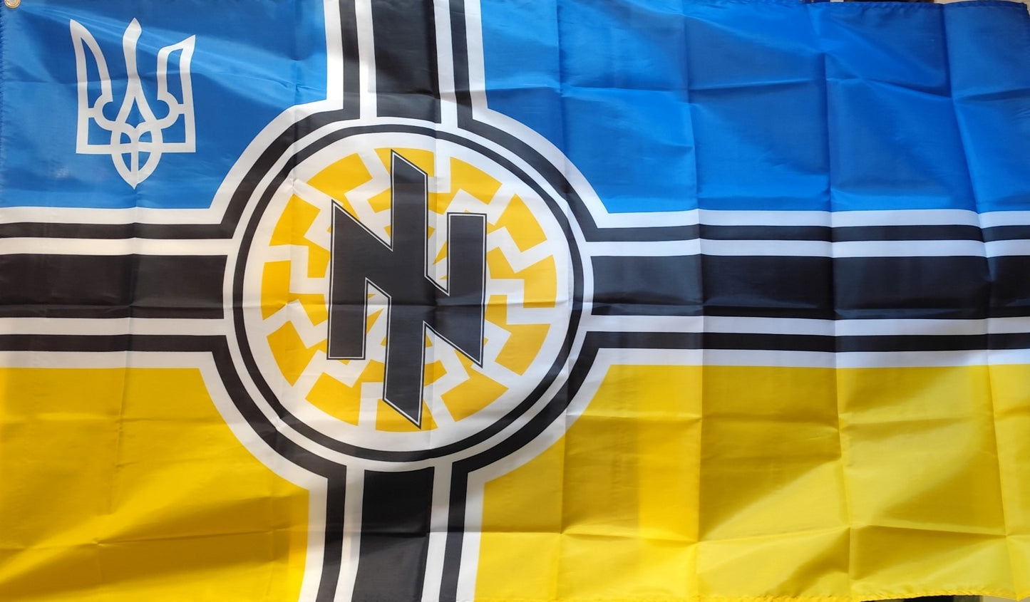 Flag Banner Nordic Black Sun, Azov or Custom Flag