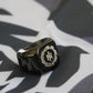 Ukraine Man Military Ring Black Type Two Werewolf Blacksun