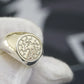 Ukraine Man Military 925 Sterling Silver Ring Werewolf BlackSun III Brigade