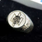 Ukraine Man Military 925 Sterling Silver Ring AZOV Heroes Never Die