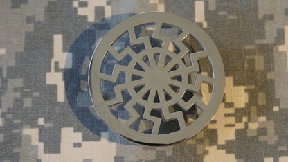 Belt Buckle Black Sun Stainless steel