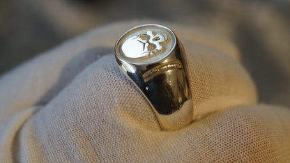 Ukraine Man Military 925 Sterling Solid Silver Ring Ukraine or Death