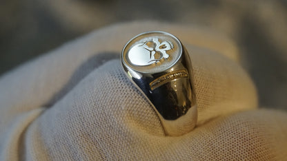 Ukraine Man Military 925 Sterling Solid Silver Ring Ukraine or Death