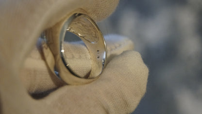 Ukraine Man Military 925 Sterling Solid Silver Ring Ukraine or Death