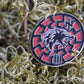 New RED Circle Badge  ARMY of UKRAINE Former AZOV 3rd Separate Assault Brigade Werewolf Black Sun