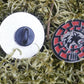 New RED Circle Badge  ARMY of UKRAINE Former AZOV 3rd Separate Assault Brigade Werewolf Black Sun
