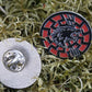 New RED Circle Badge  ARMY of UKRAINE Former AZOV 3rd Separate Assault Brigade Werewolf Black Sun