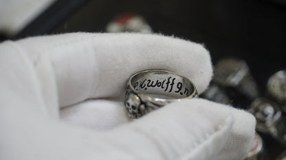 Brutal Belt Buckle  and Rings Stainless steel Totenkorpf Skull