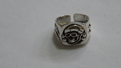 Brutal Belt Buckle  and Rings Stainless steel Totenkorpf Skull