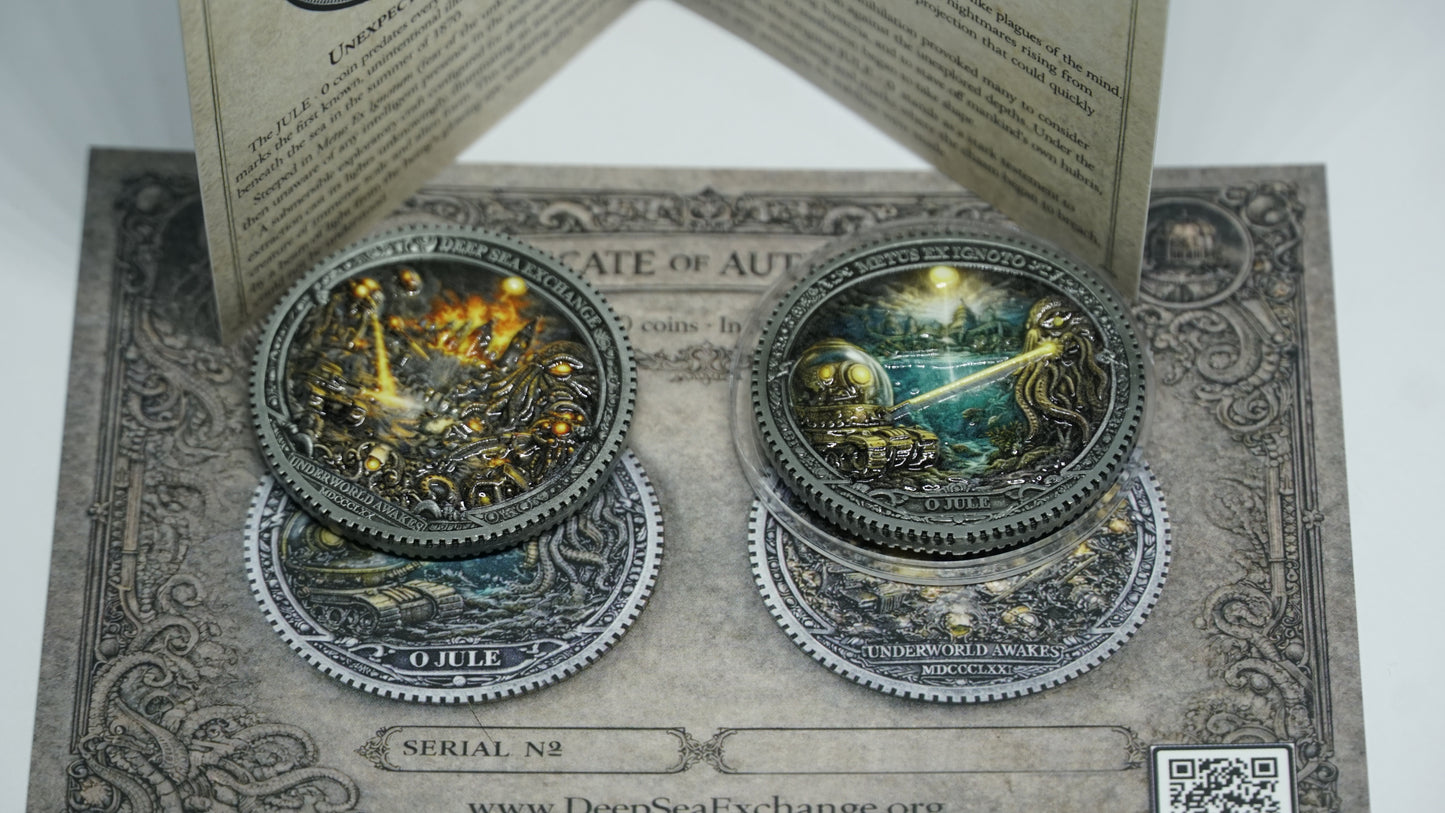 0 JULE · PRÉLUDE METUS EX IGNOTO — DEEP SEA EXCHANGE ART ARTIFACT with Certificate