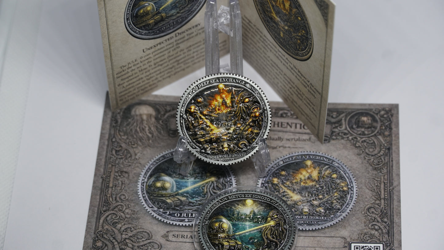 0 JULE · PRÉLUDE METUS EX IGNOTO — DEEP SEA EXCHANGE ART ARTIFACT with Certificate