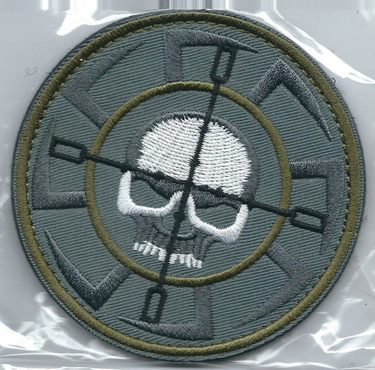 ARMY of Russia FSB, ALFA Team Kolovrat Skull Military Hook Loop Tactics Morale Embroidered Patch  Velcro on back