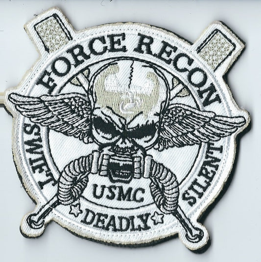 USMC Force Recon Swift Silent Deadly Patches hook&loop coat MILITARY U.S. Marine Corps armband Tactical army for vest