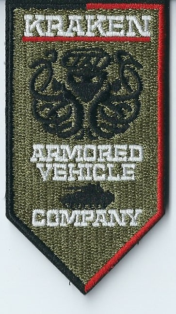 KRAKEN Special Assault  and Armored Vehicle company Velcro