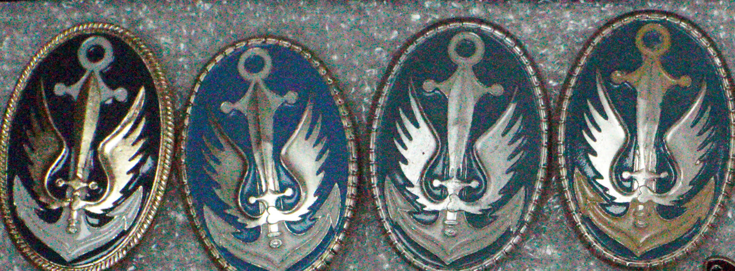UKRAINE NAVY Hat Badge  Pin MARINE Battalion